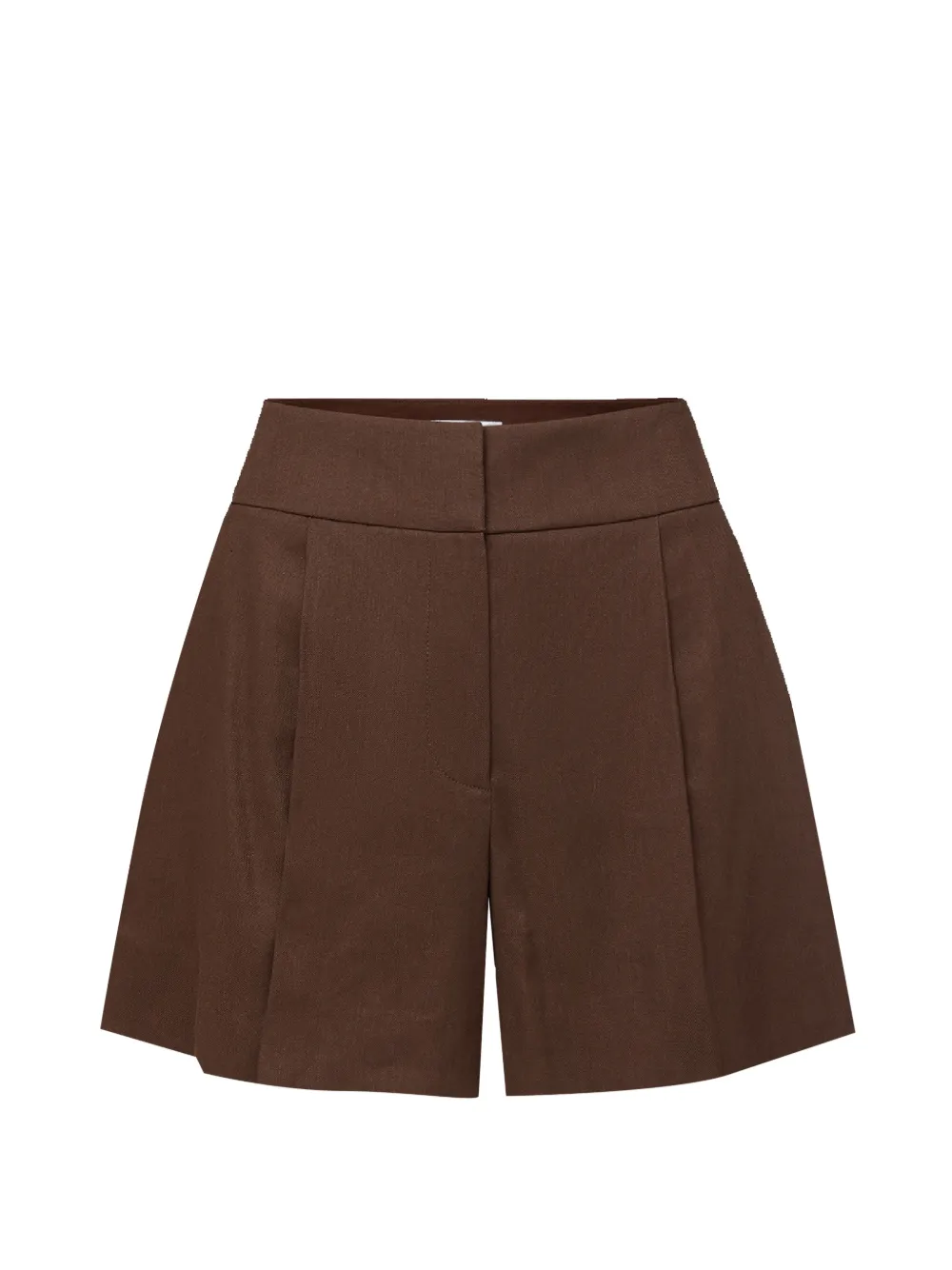 Veronica Beard Haina pleated shorts - Braun