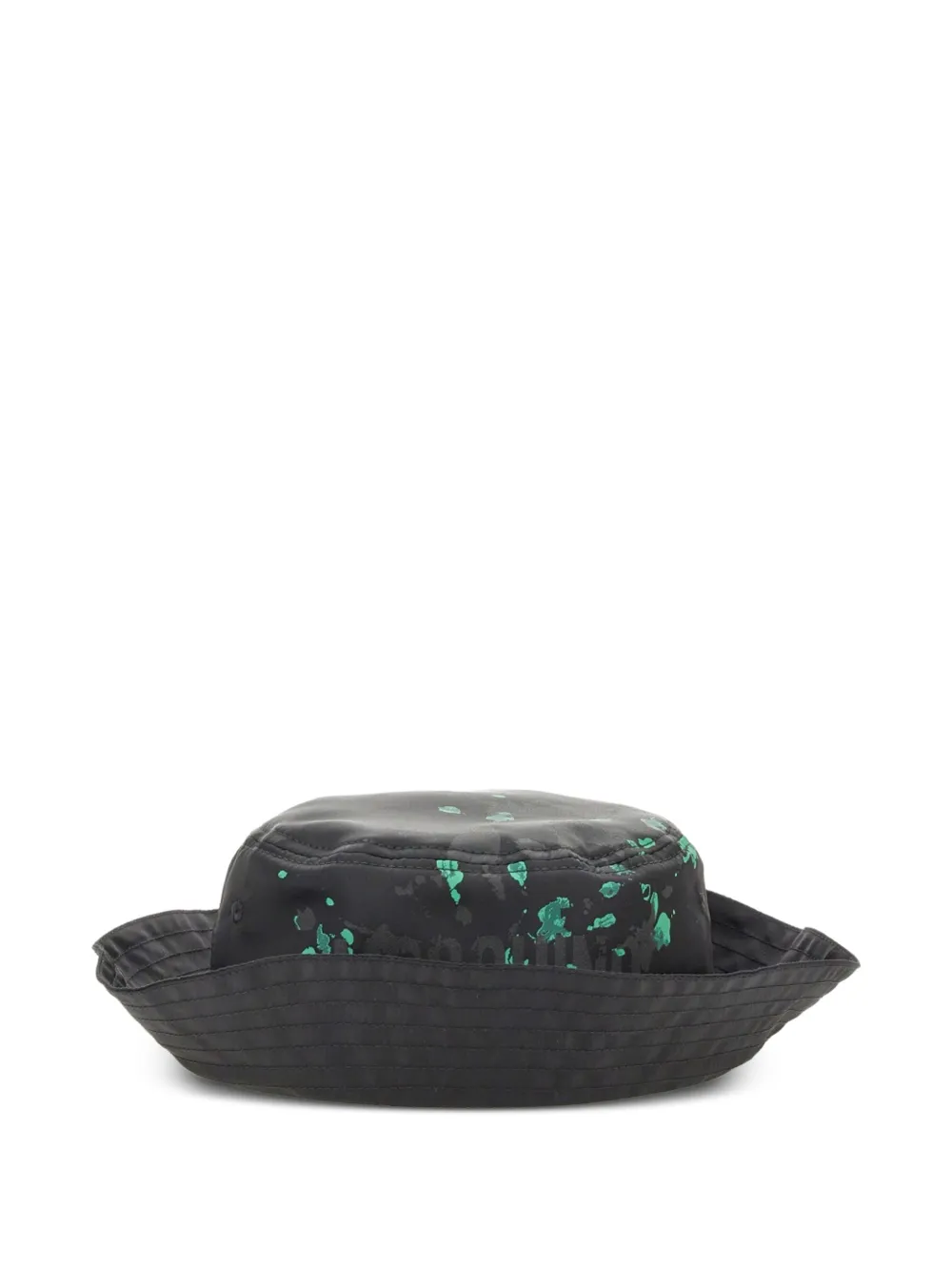 Moschino Fischerhut mit Logo-Print - Schwarz