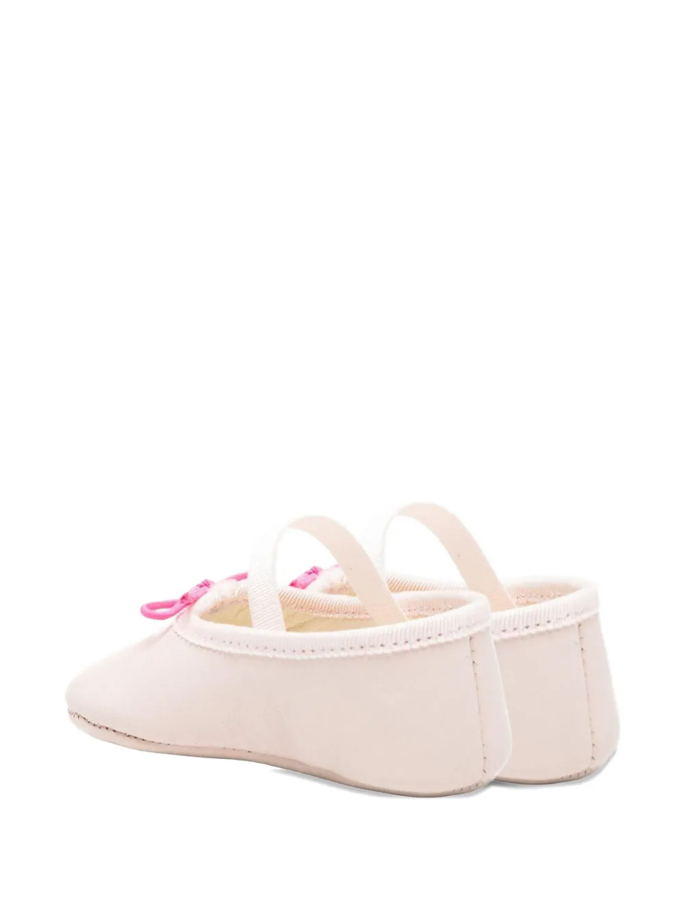 Bonpoint bow elasticated ballerinas Beige