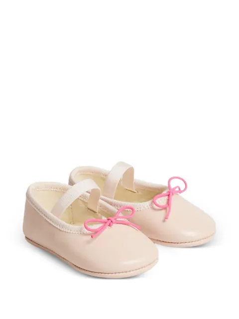Bonpoint bow elasticated ballerinas