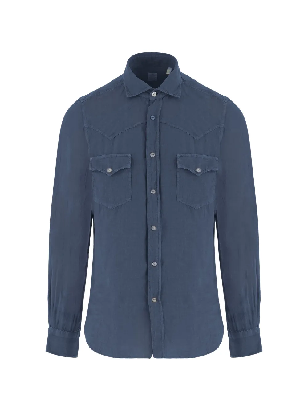 Finamore 1925 Napoli buttoned shirt - Blu