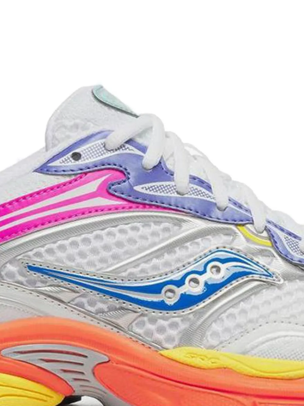 Saucony Omni 9 panelled round toe sneakers Wit