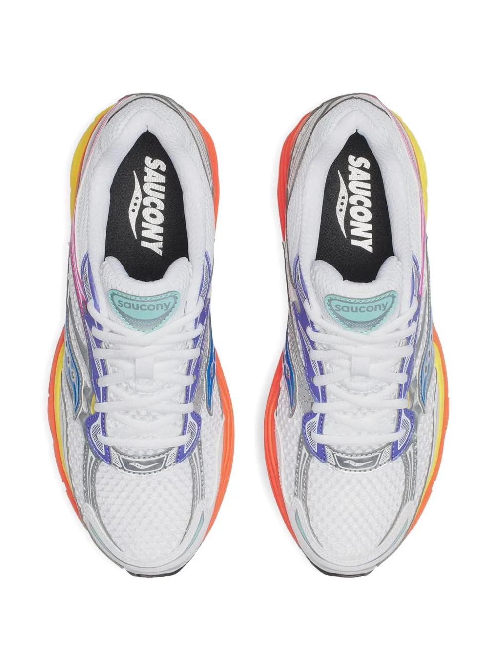 Saucony Omni 9 panelled round toe sneakers Wit