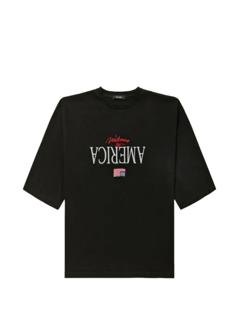 Willy Chavarria embroidery print cotton T-shirt