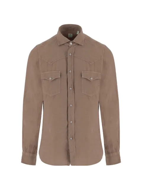 Finamore 1925 Napoli flap-pocket shirt