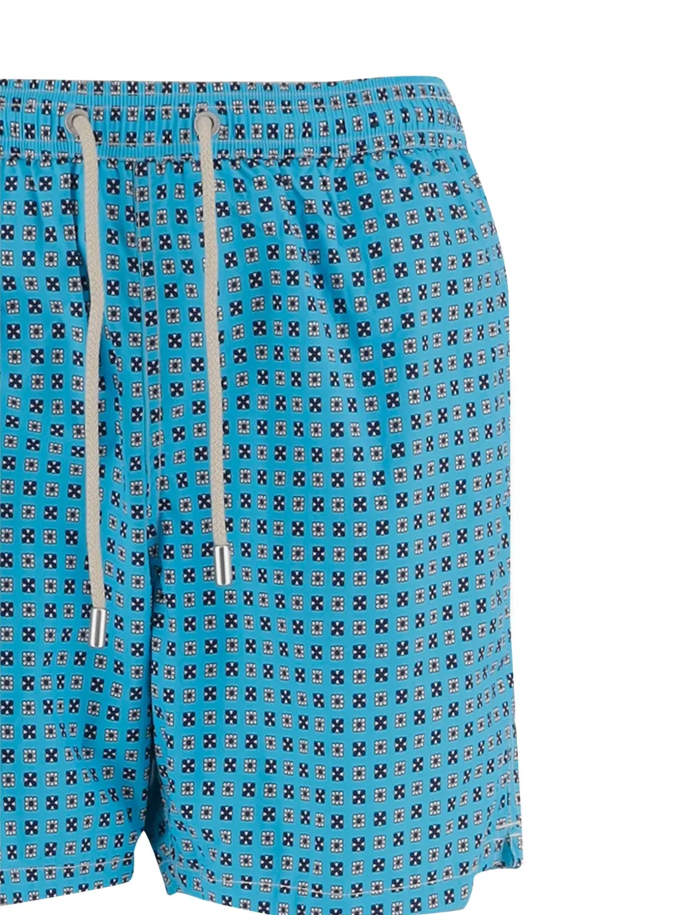 MC2 Saint Barth Zwembroek met patroon Blauw