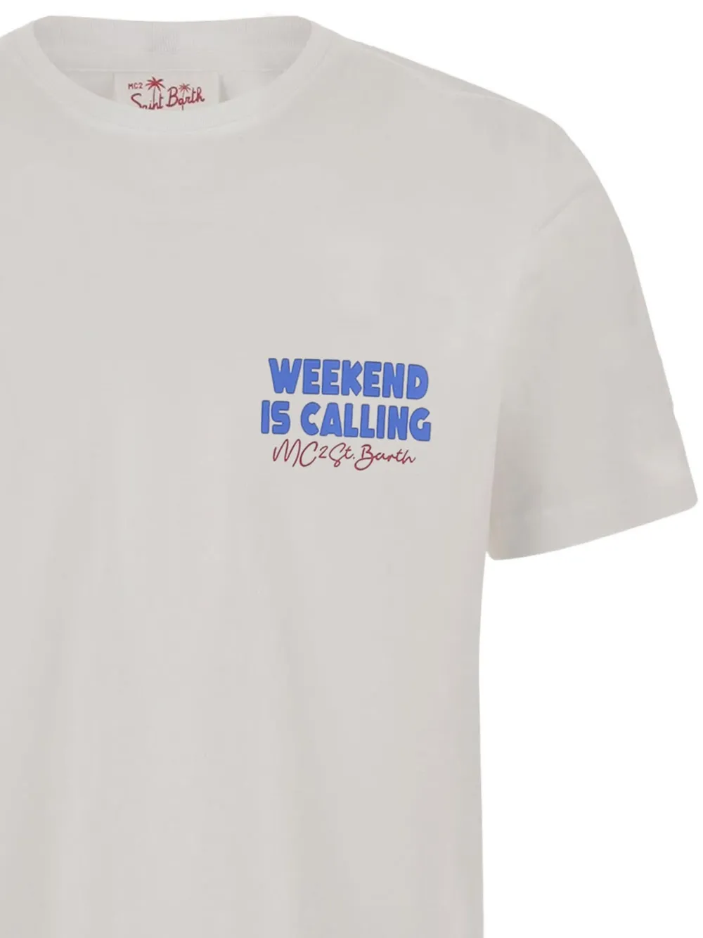 MC2 Saint Barth Weekend is Calling T-shirt Wit
