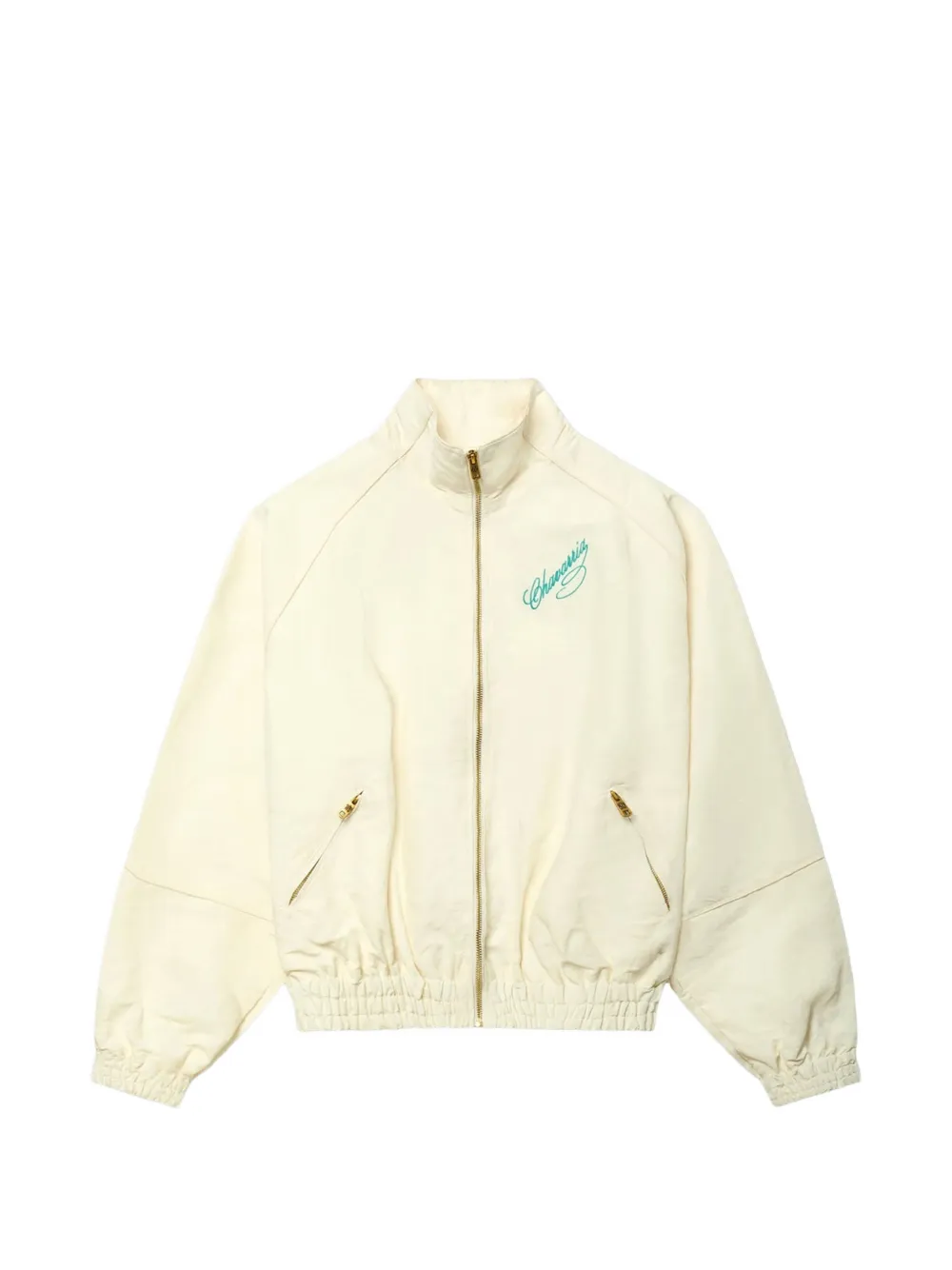 Willy Chavarria Ruff Rider embroidery-logo bomber jacket - Toni neutri