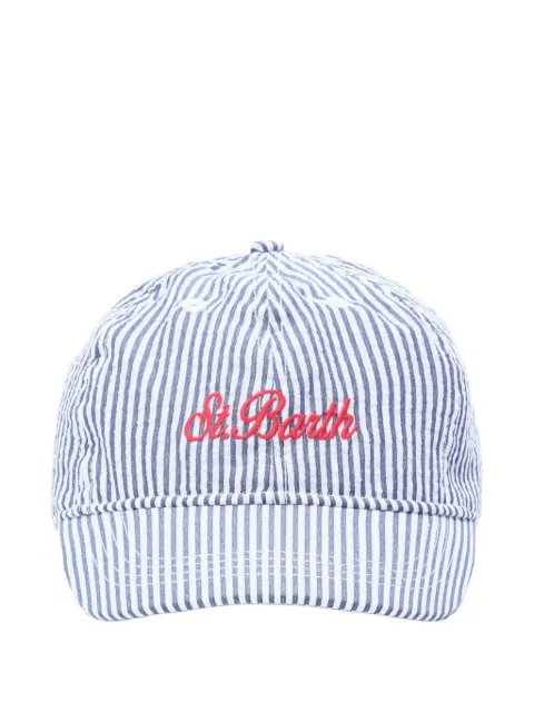 MC2 Saint Barth Seer Sucker striped baseball cap