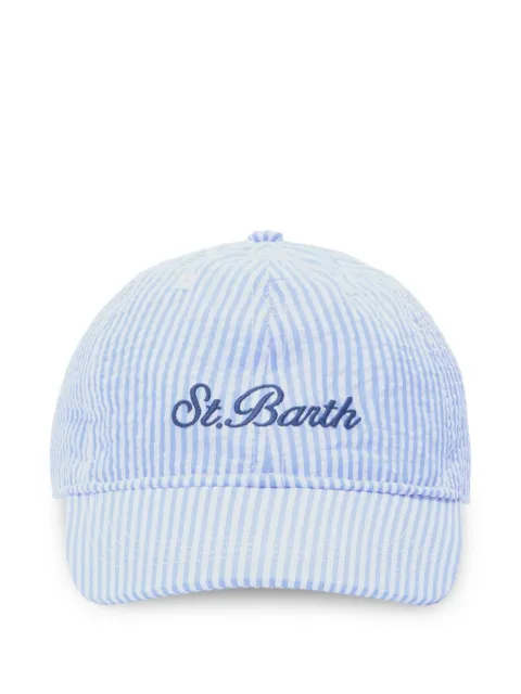 MC2 Saint Barth SeerSucker striped-baseball cap