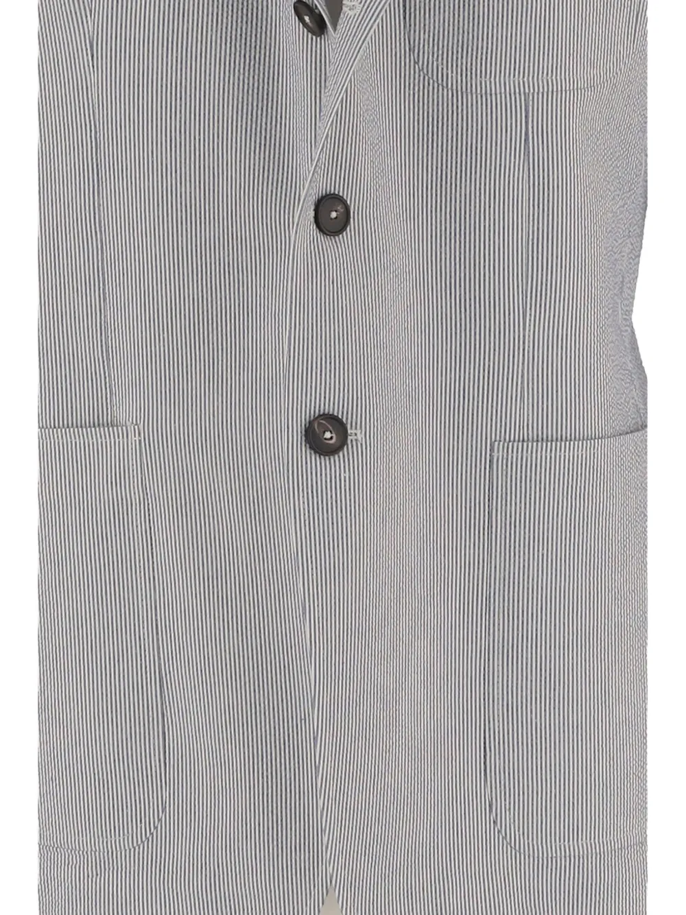 Tagliatore Gestreepte blazer Wit