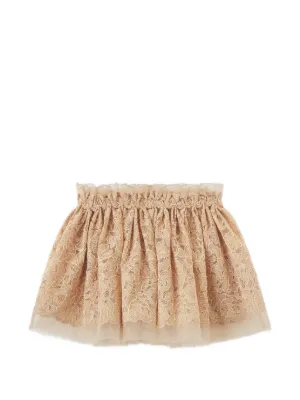 Ermanno Scervino レースインサート マキシスカート | ニュートラル