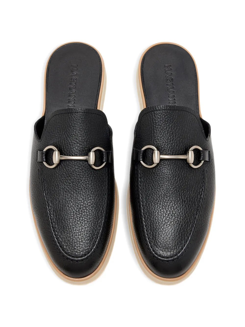 Magnanni Horsebit muiltjes Zwart