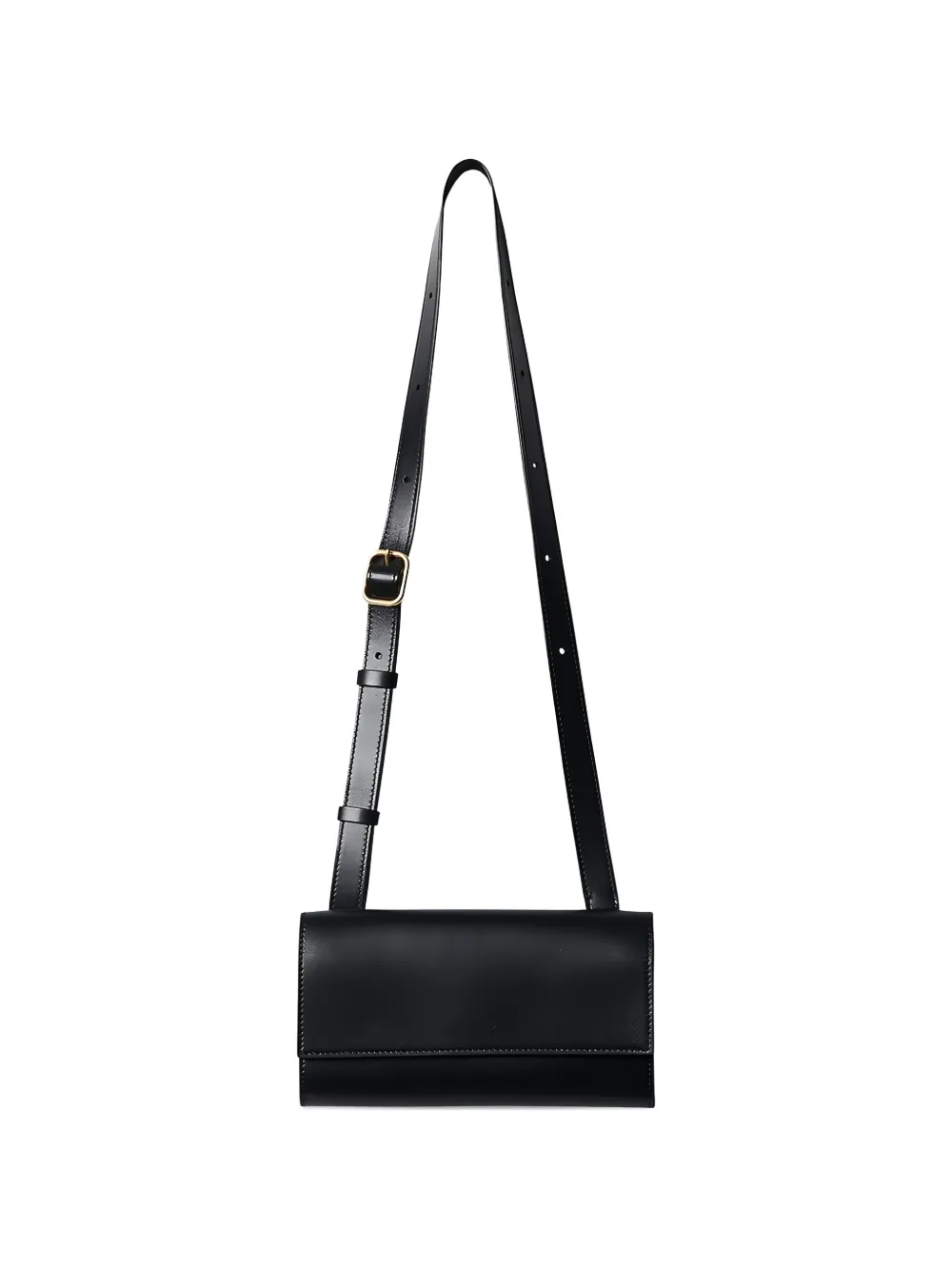 The Row buckle-strap cross body bag - Nero