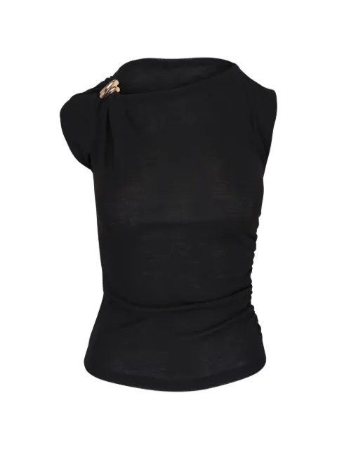 Vince draped gathered blouse