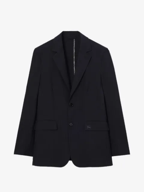 Burberry seersucker cotton linen tailored jacket