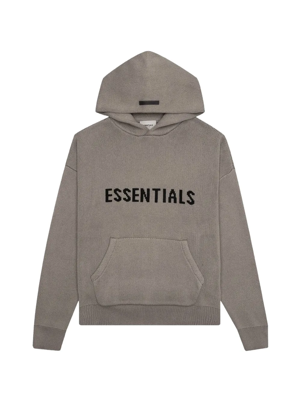 FEAR OF GOD ESSENTIALS knitted hoodie - Toni neutri