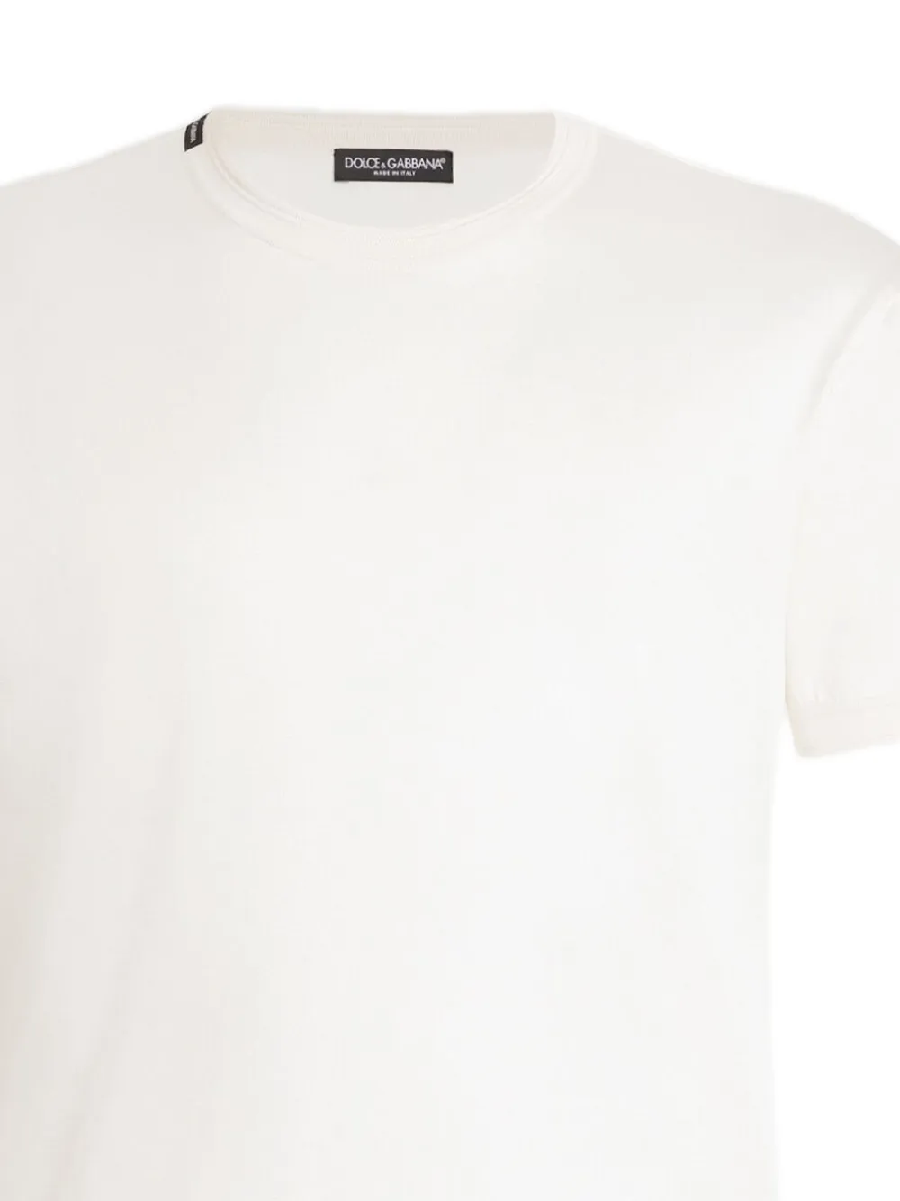 Dolce & Gabbana T-shirt met ronde hals Wit