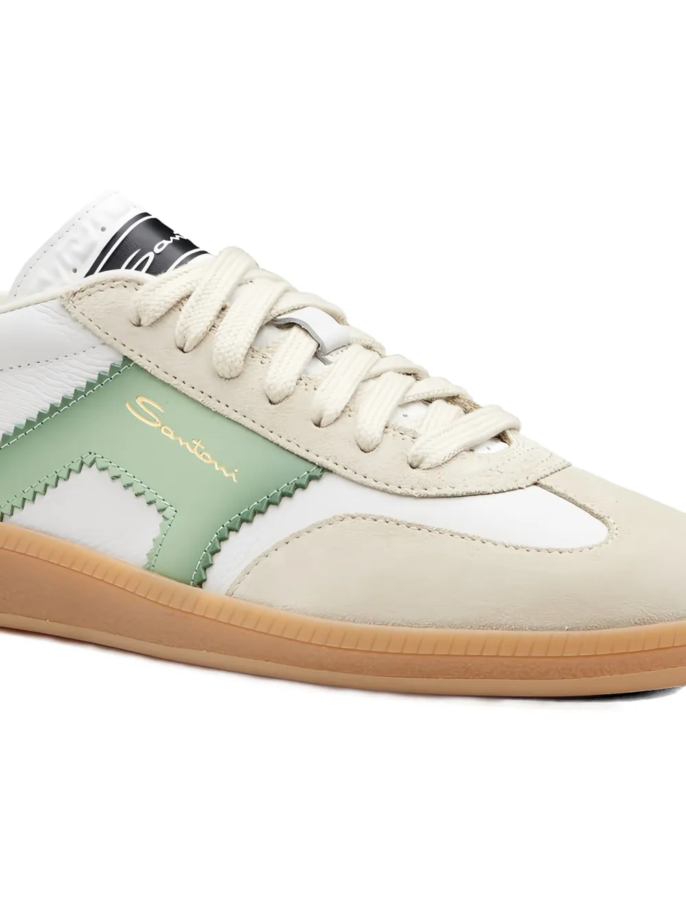 Santoni Oly lace-up sneakers Wit