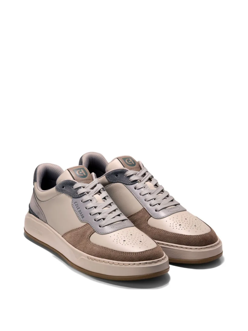 Cole Haan crossover leather sneakers Beige