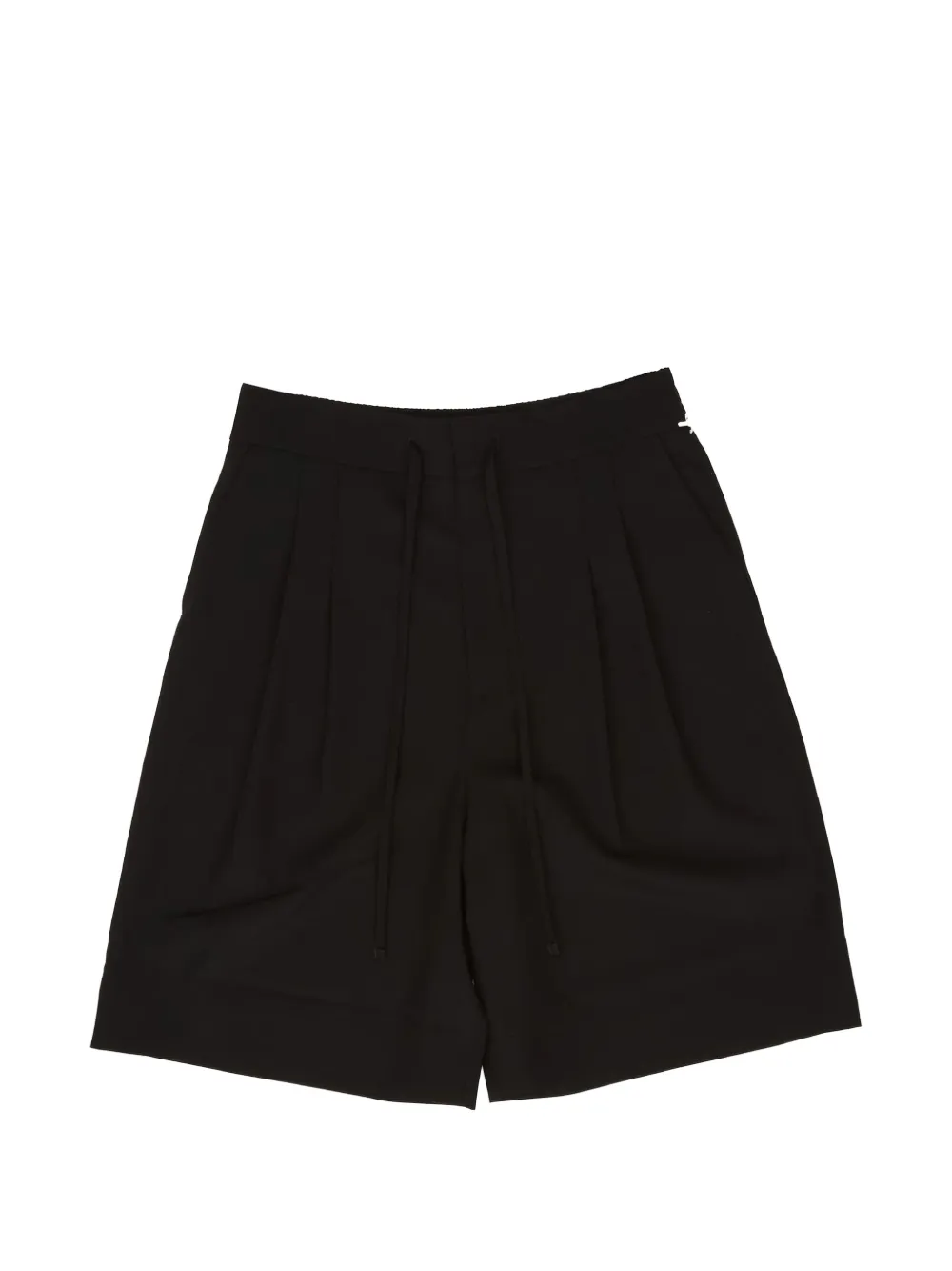 Fear Of God drawstring pleated shorts - Nero