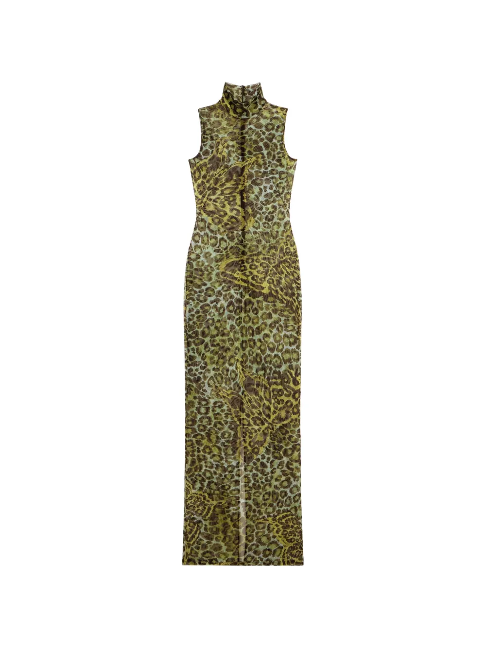 Blumarine animal-print maxi dress - Green