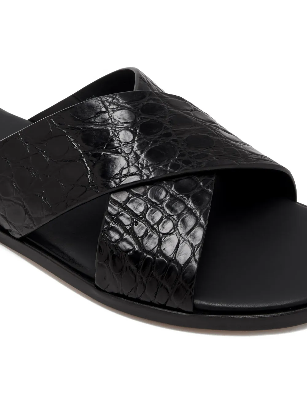 Magnanni Sandalen met gekruiste bandjes Zwart