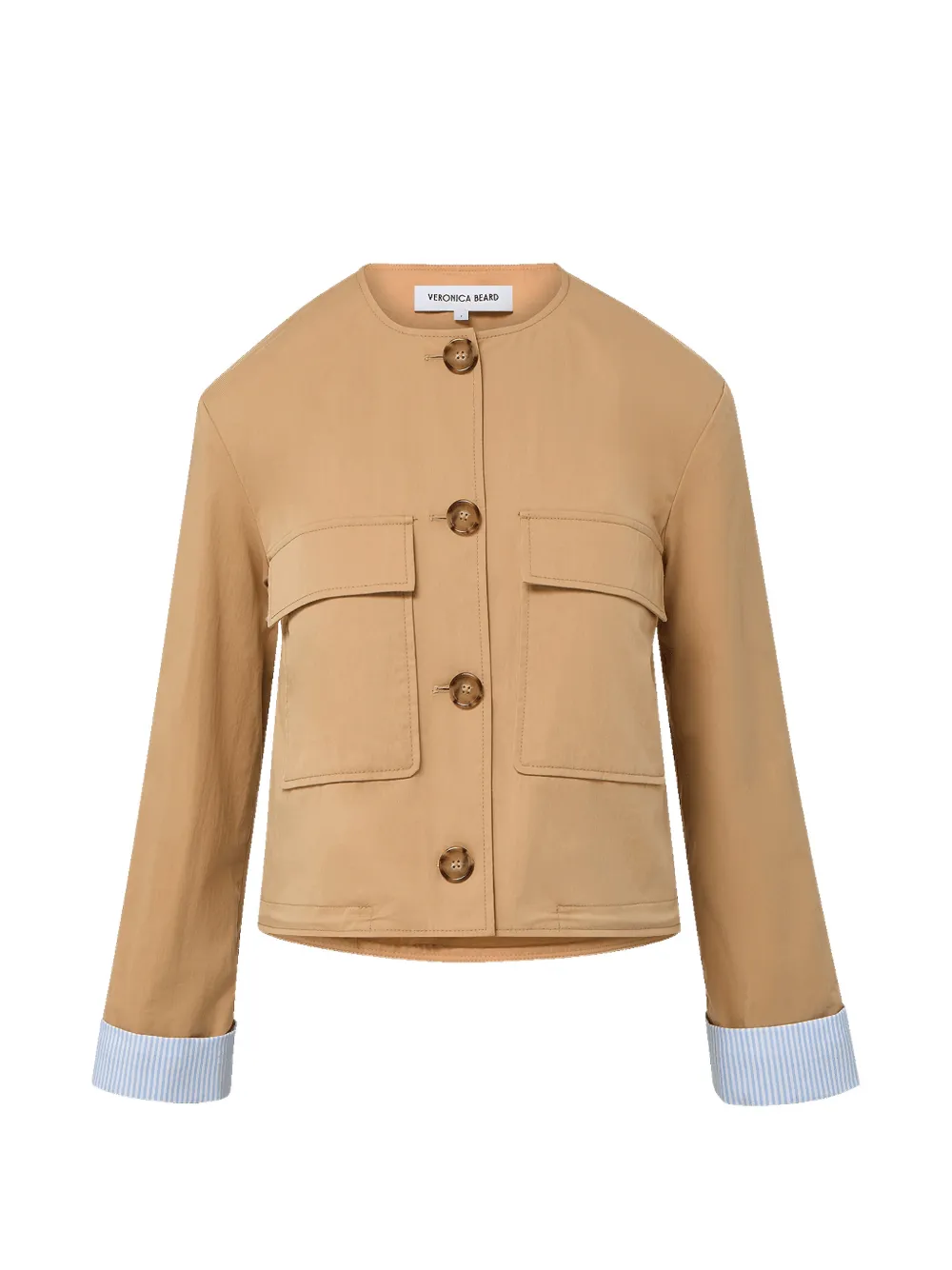 Veronica Beard Gala cropped jacket - Nude
