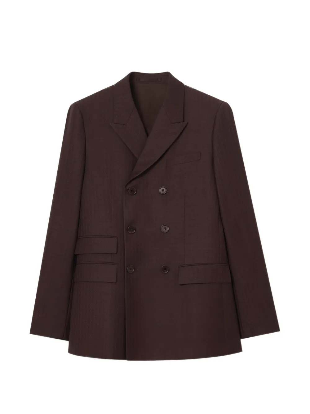 Burberry double-breasted blazer - Braun