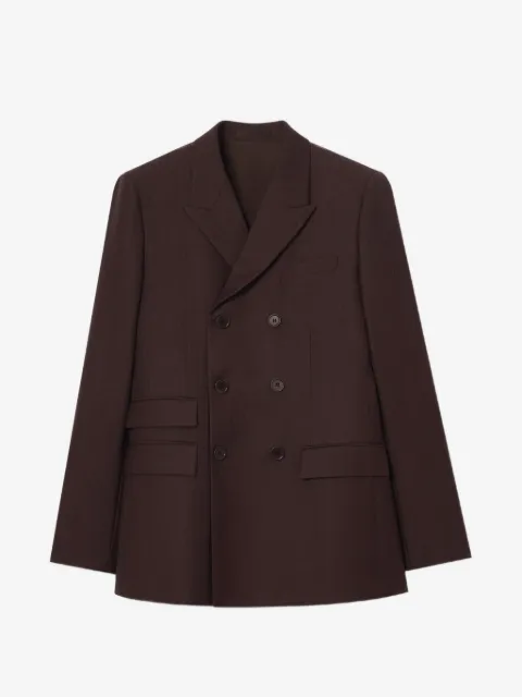 Burberry striped wool mohair tailored jacket