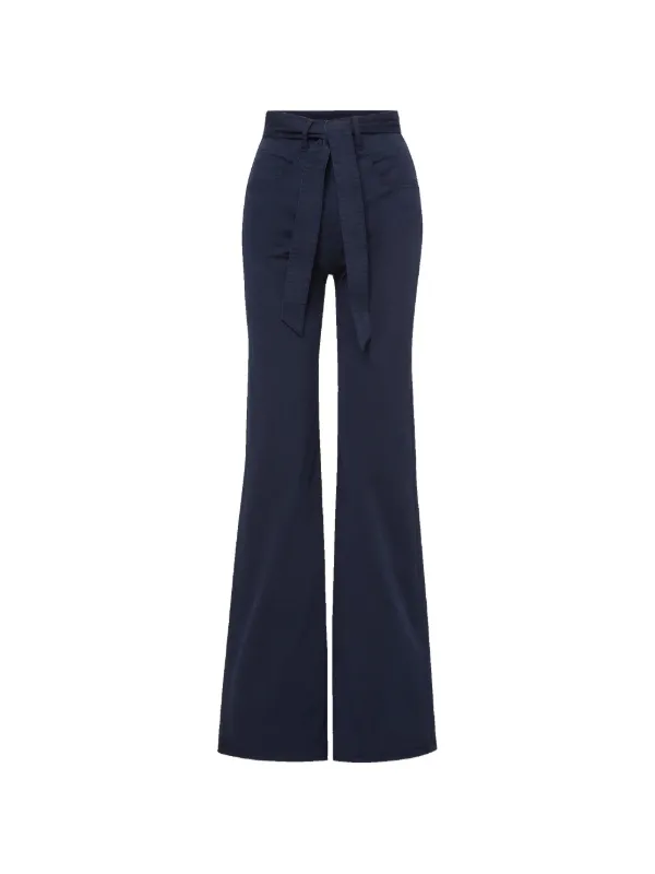 Veronica Beard Rosanna Wide-leg Trousers in Blue