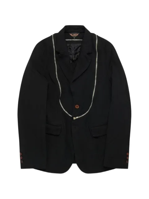Black Comme Des Garçons zipped jacket