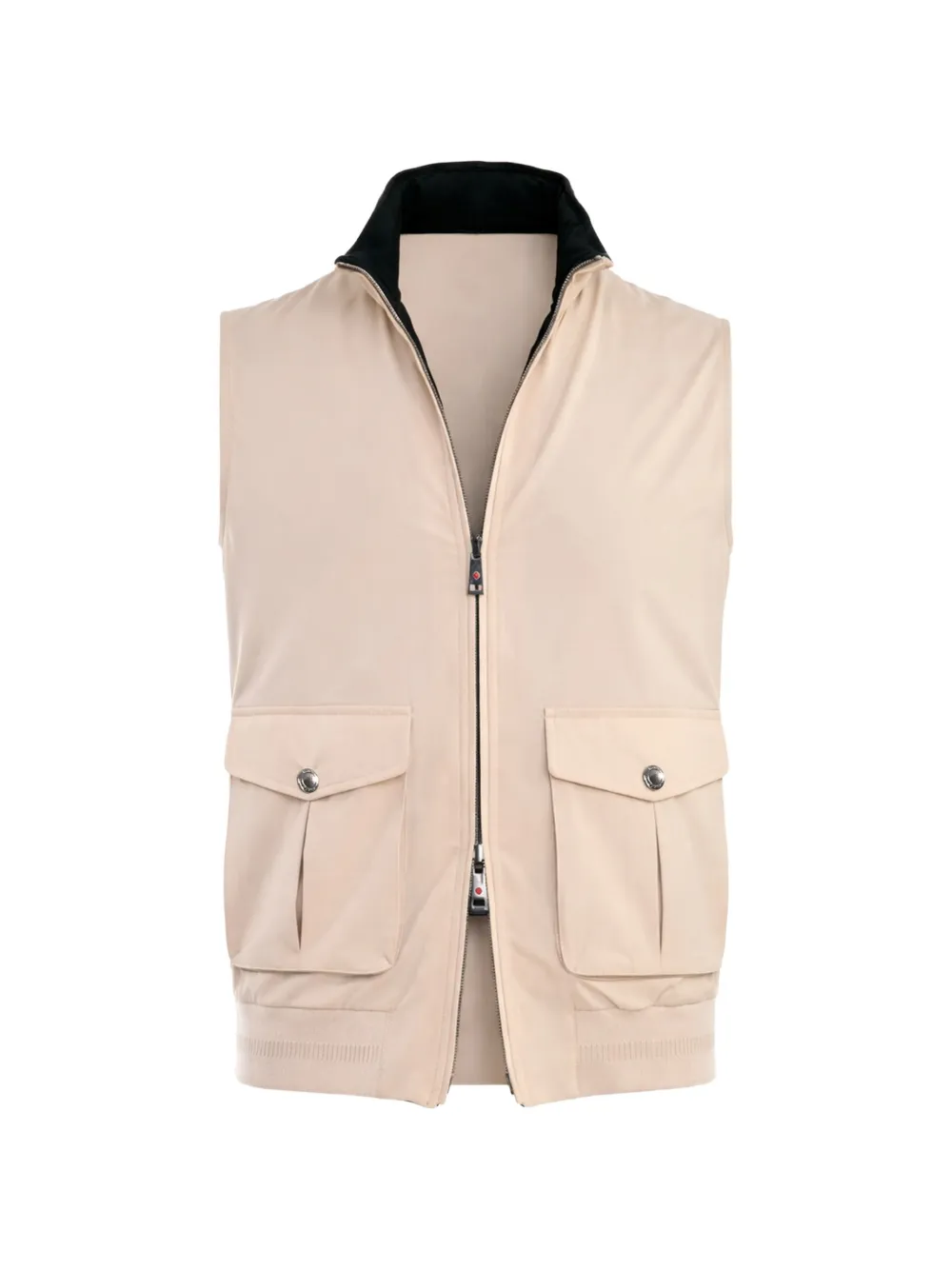 Kiton Kired reversible gilet - Nude
