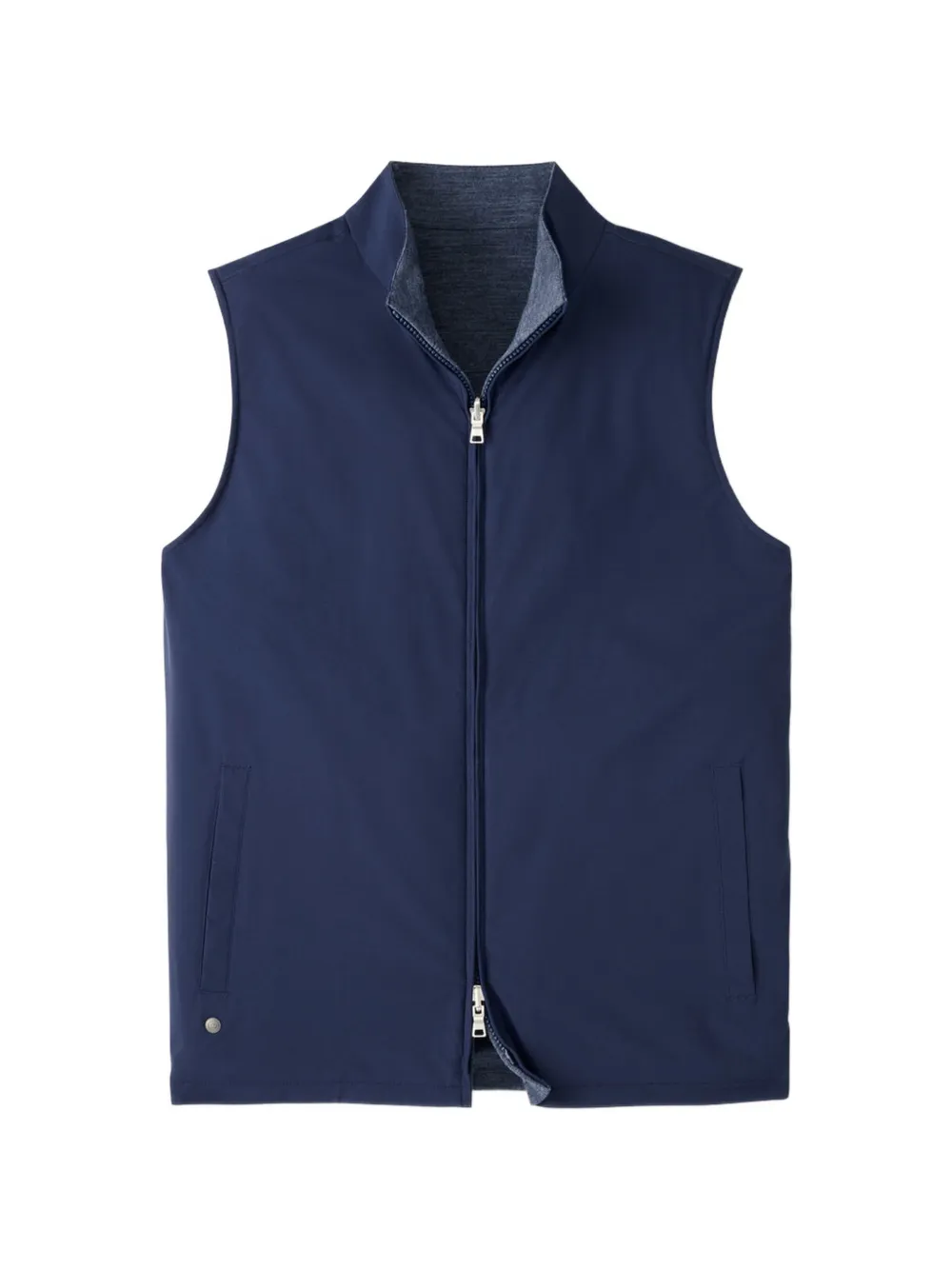 Peter Millar zip-up sleeveless gilet - Blau