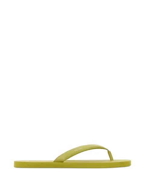 Prada debossed-logo flip flops