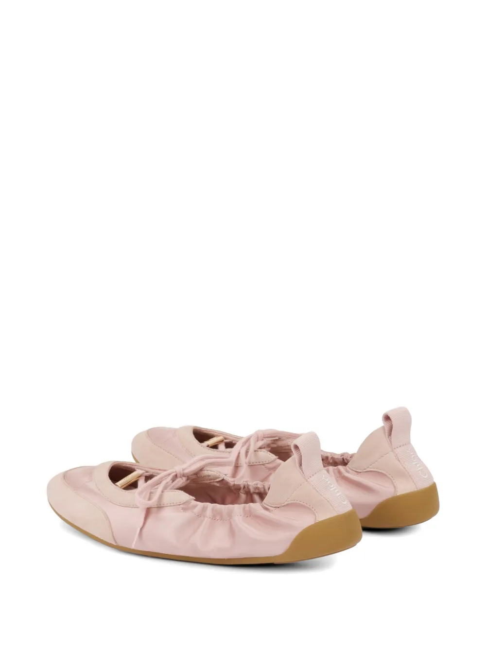 Chloé Ballerina's met veters Roze