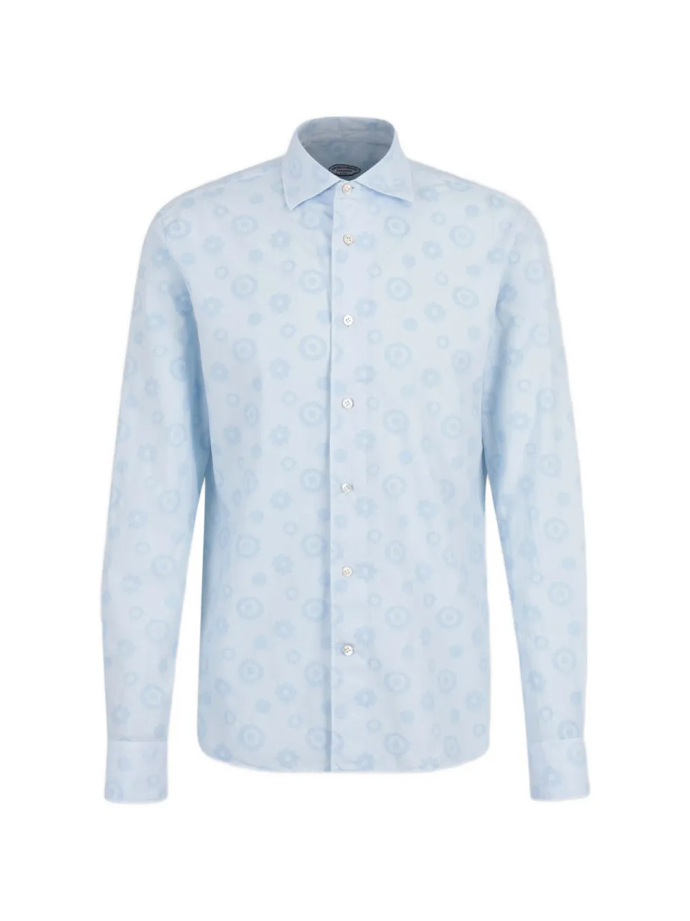 Vincenzo Di Ruggiero floral-print shirt - Blu