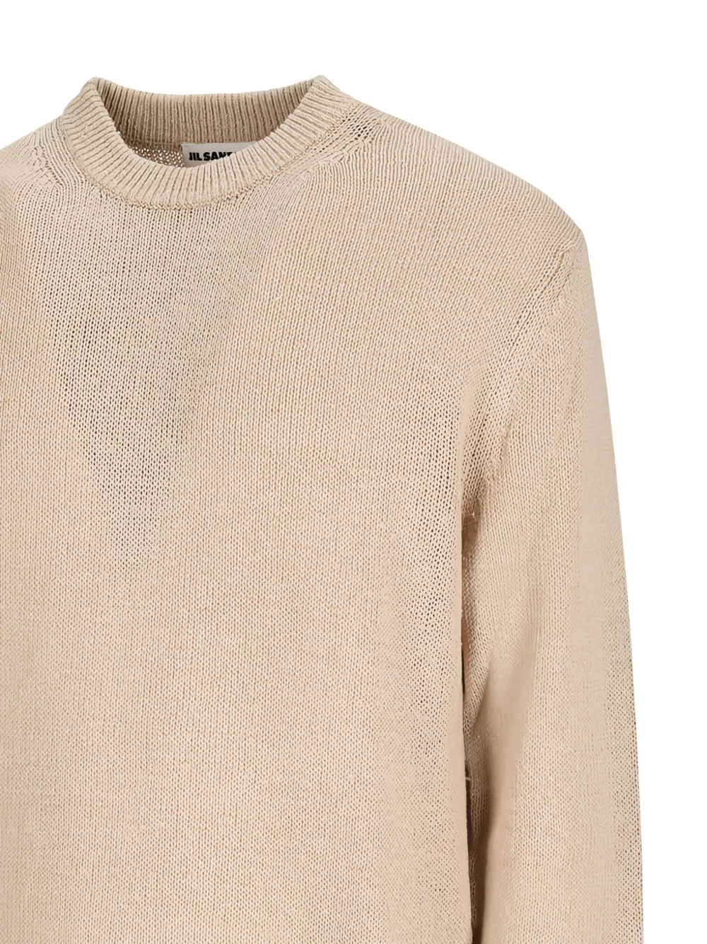Jil Sander Trui met hoge hals Beige