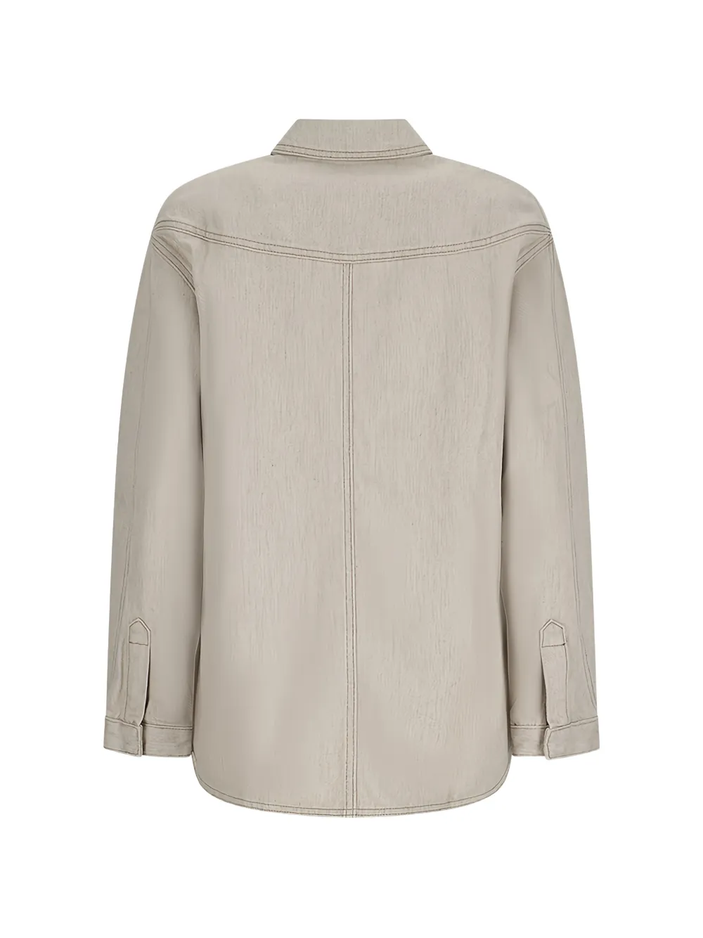Jacquemus The Amelo de Nîmes denim blouse Beige