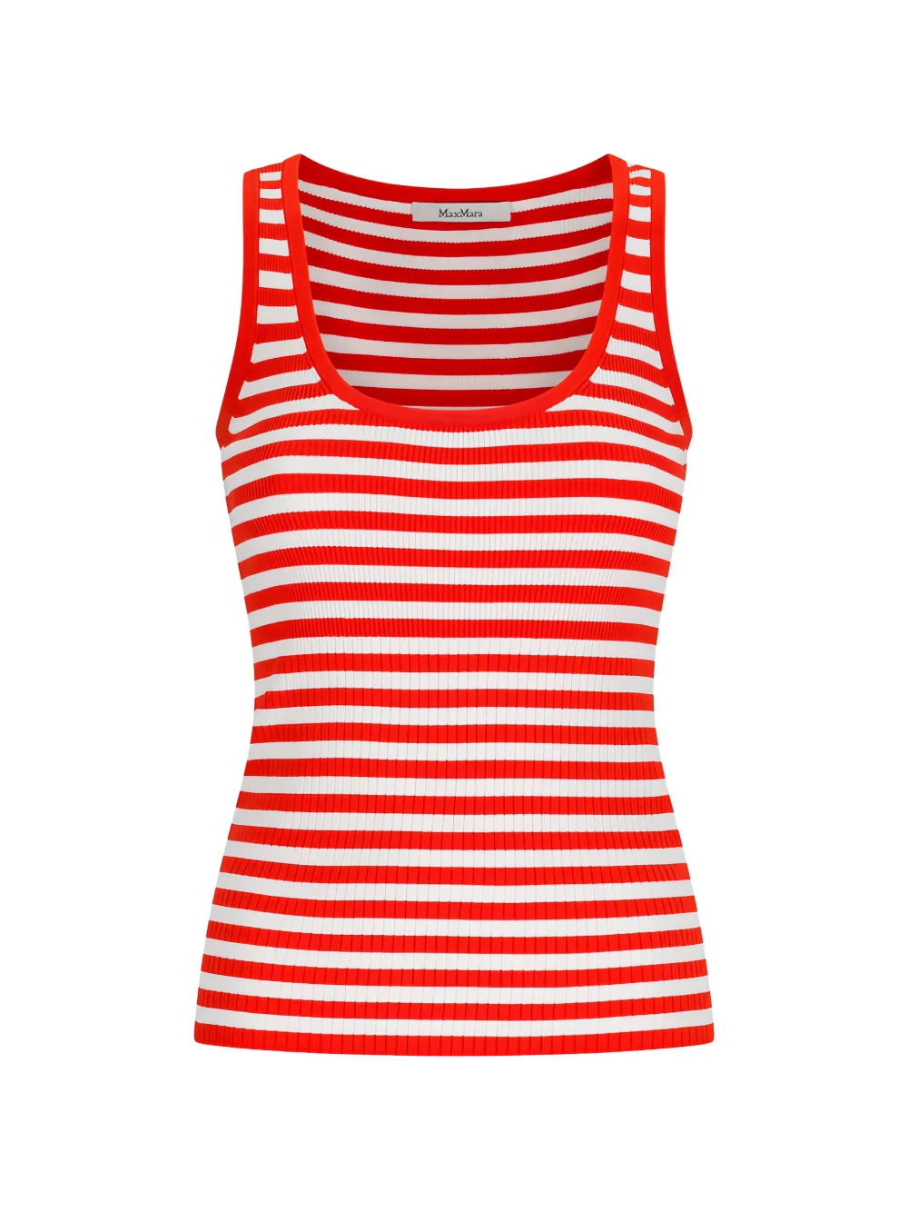 Max Mara striped tank top - Rosso