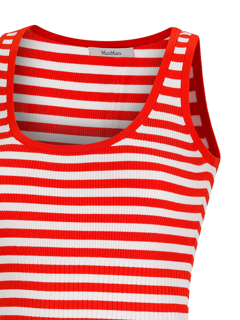 Max Mara Gestreepte tanktop Rood