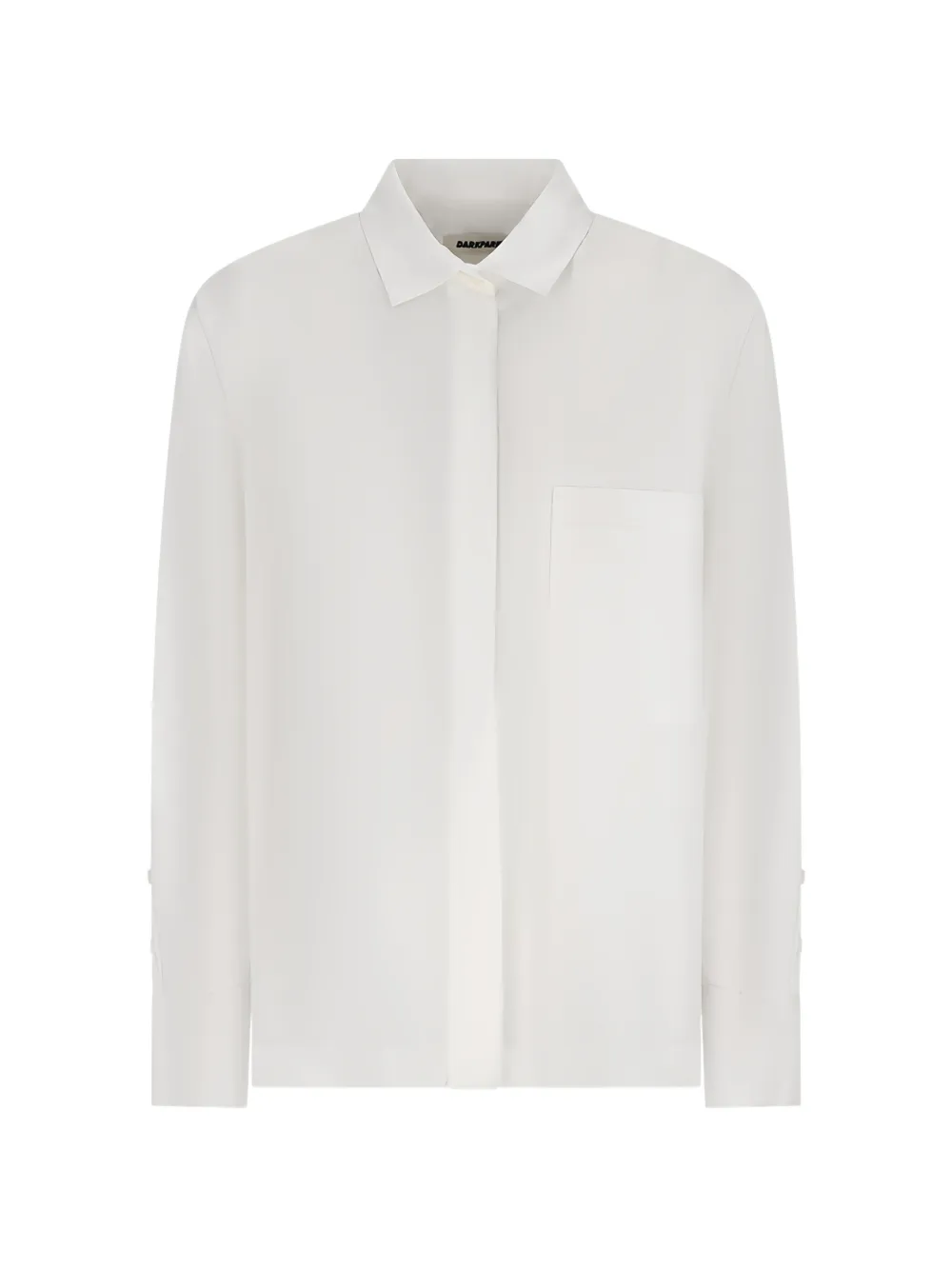 DARKPARK concealed-fastening patch-pocket shirt - Bianco