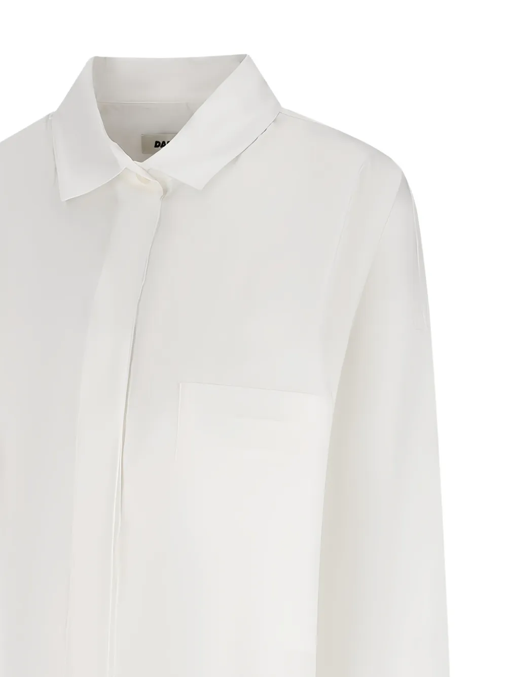 DARKPARK Paola blouse met opgestikte zak Wit