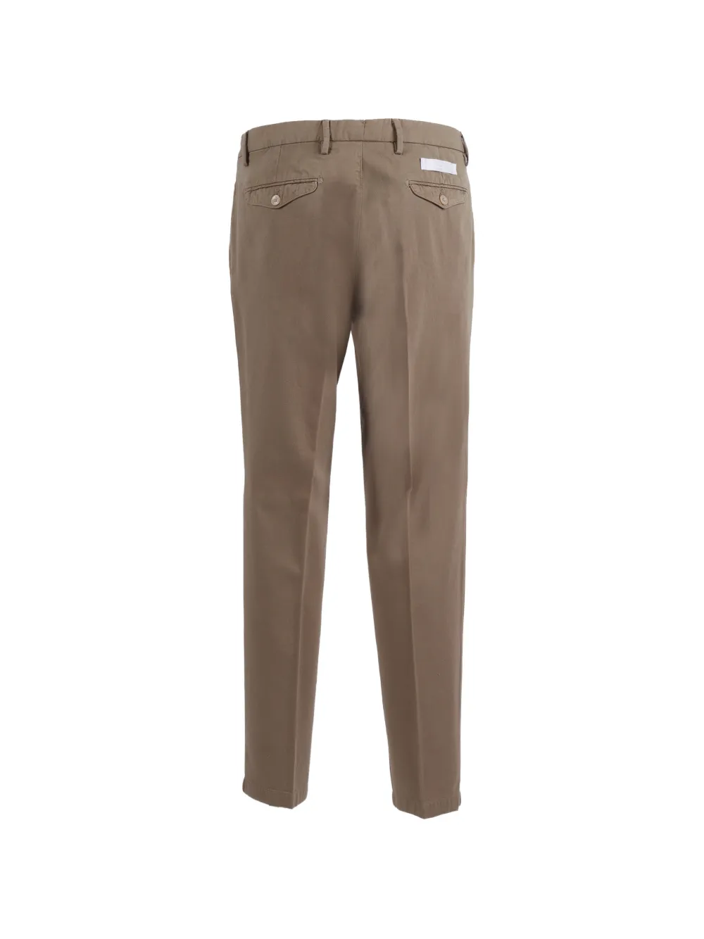 Briglia 1949 Broek met toelopende pijpen en geplooide voorkant Beige