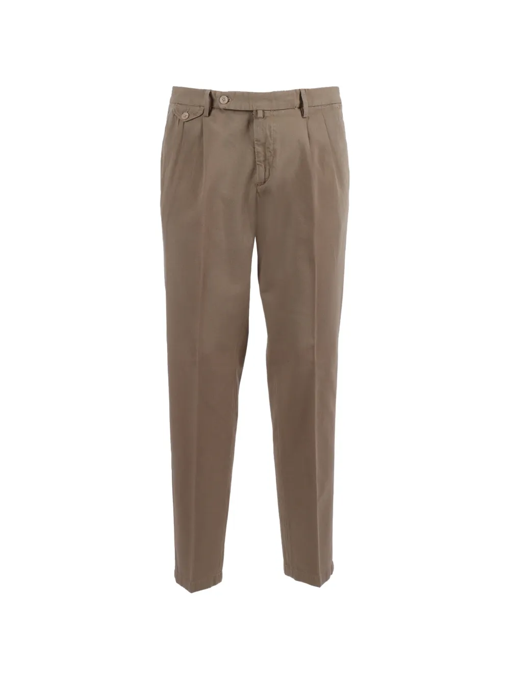 Briglia 1949 pleated-front tapered trousers - Toni neutri