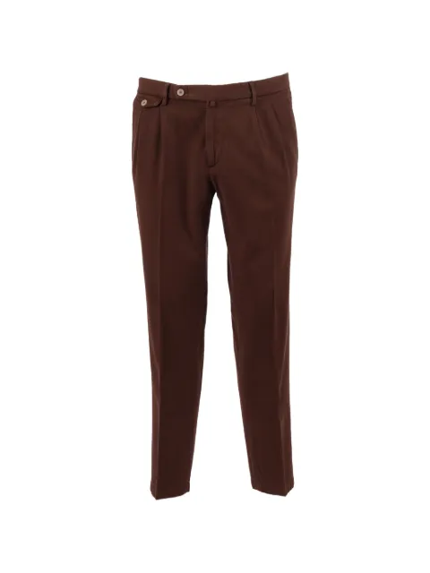 Briglia 1949 pleated button-flap trousers