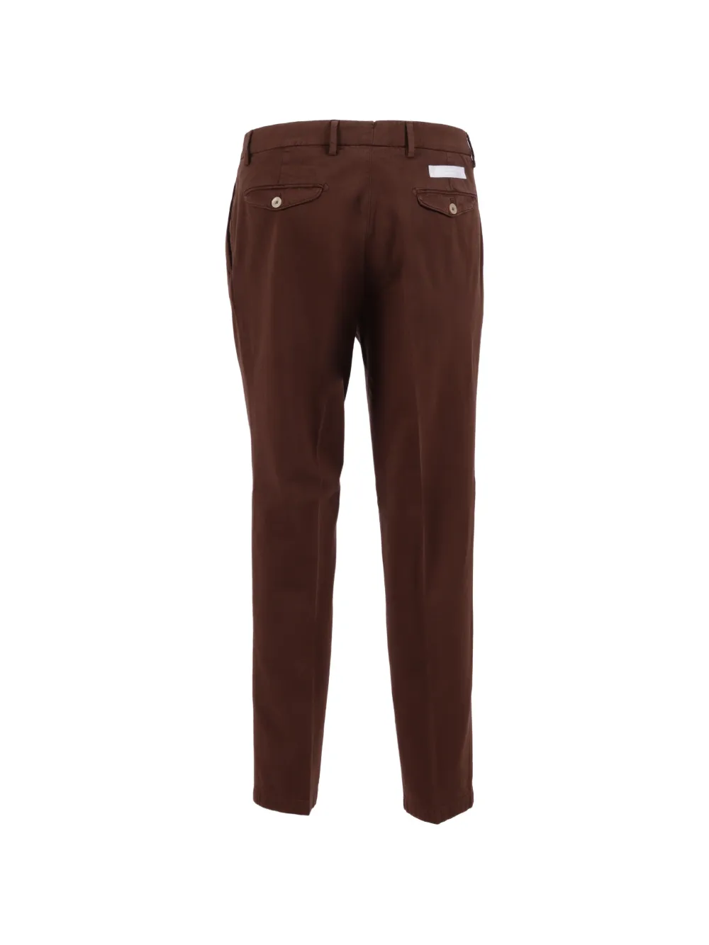 Briglia 1949 Geplooide broek met knoopflap Bruin