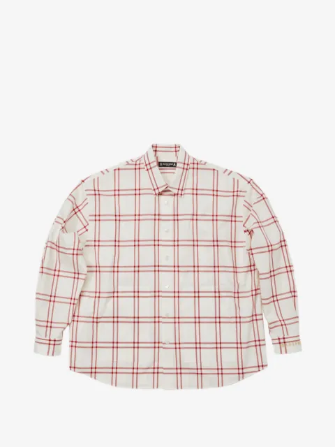 Mastermind Japan plaid loose-fit shirt