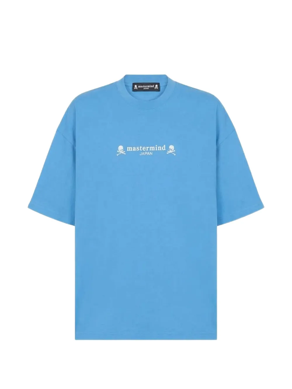 Mastermind Japan skull-embroidery T-shirt - Blu