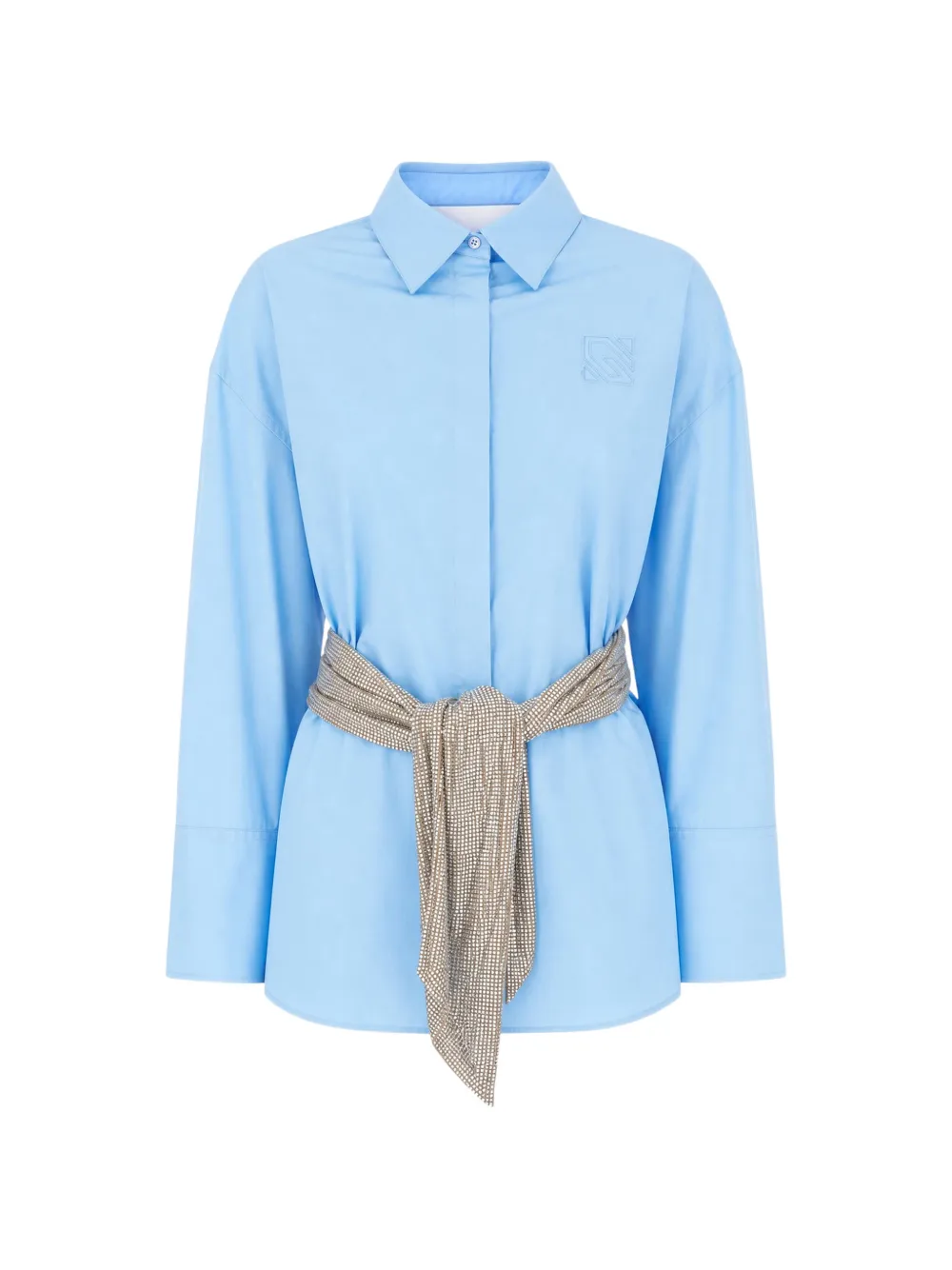 Giuseppe Di Morabito backless shirt - Blu